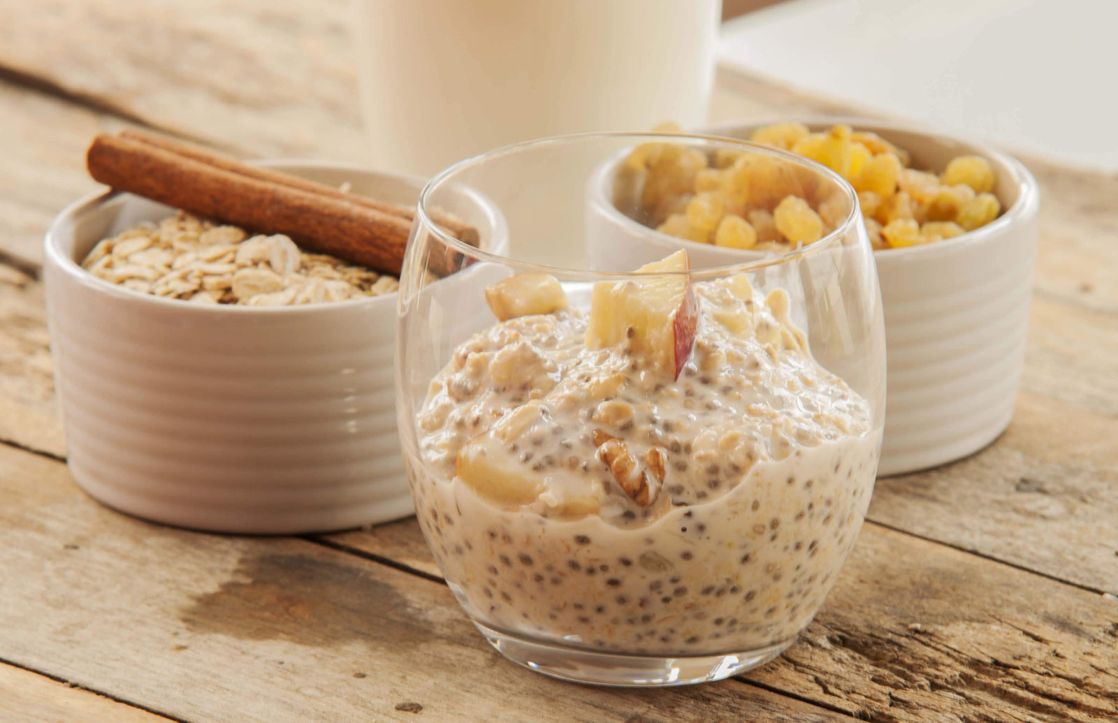 Apple + Pear & Ginger Chia Pudding Recipe