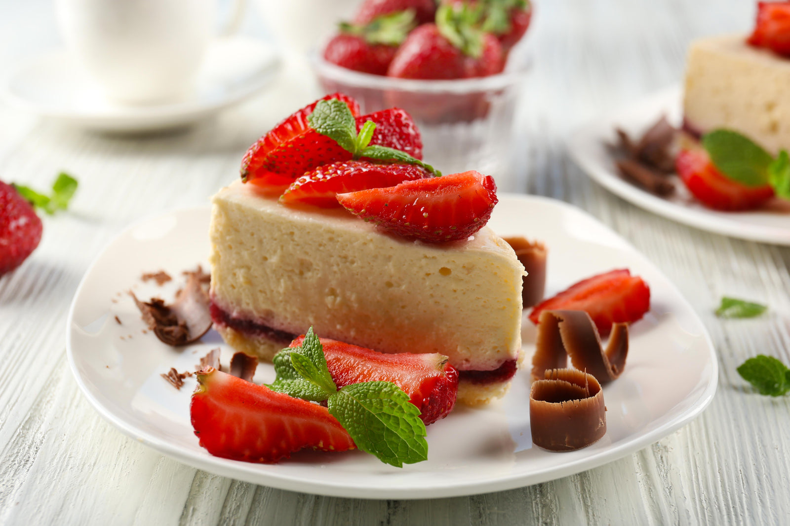 Chocolate & Strawberry Cheesecake Recipe